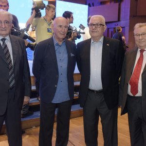 Miroslav Tuđman, Franjo Gregurić, Luka Bebić, Vladimir Šeks