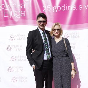 Tomislav Krasnec i supruga Adriana, kći Damira Eljuge
