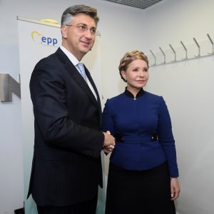 Andrej Plenković i Julija Timošenko