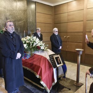 Posljedni ispraćaj Božidara Alića na krematoriju