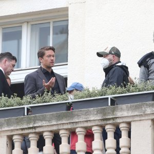 Snimanje TV serije 'Agent Hamilton' na balkonu hotela Esplanade