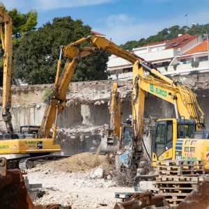 Nastavljeno rušenje hotela Marjan u Splitu