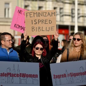 Zagreb: Prosvjed protiv molitelja
