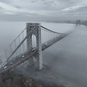 New York obavijen maglom
