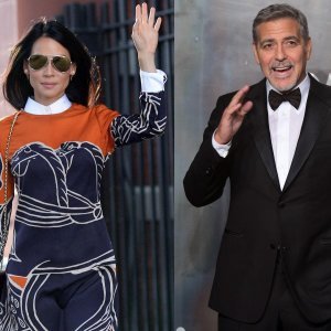 Lucy Liu i George Clooney