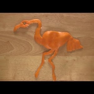 Plamenac - Orange Origami Art