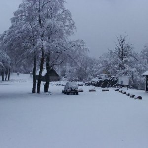 Snijeg na Zavižanu