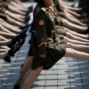 Marš vojnikinja u Sjevernoj Koreji