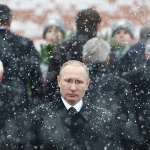 Vladimir Putin na grobu Nepoznatog vojnika u Moskvi