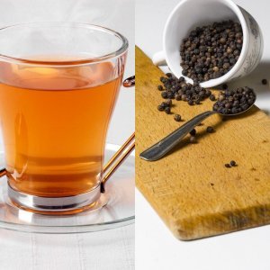 Zeleni čaj i crni papar
