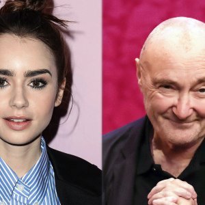 Lily Collins, Phil Collins
