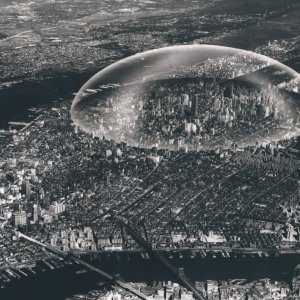 Kupola nad Manhattanom, R. Buckminister Fuller, 1961.