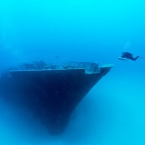 Olupina potopljenog patrolnog broda kod Malte