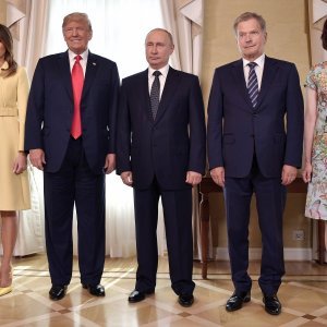 Melania i Donald Trump u Helsinkiju