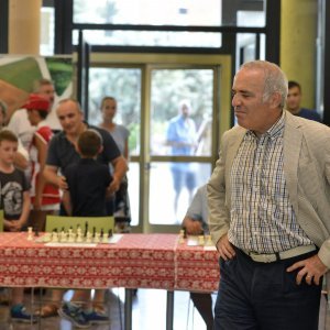 Šahovska simultanka Garryja Kasparova u Sesvetama