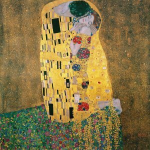 Gustav Klimt, 'Poljubac', 1907.-1908.