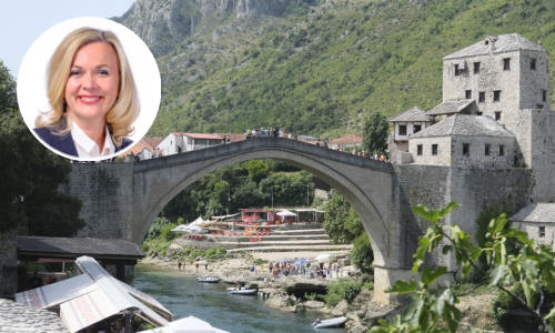 Zovko jako naljutila bošnjačke političare u Mostaru, tvrde da svojata Stari most
