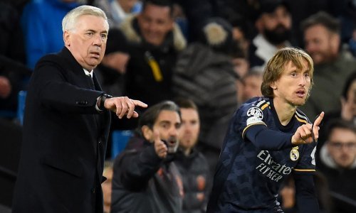 Carlo Ancelotti i Luka Modrić Real Madrid