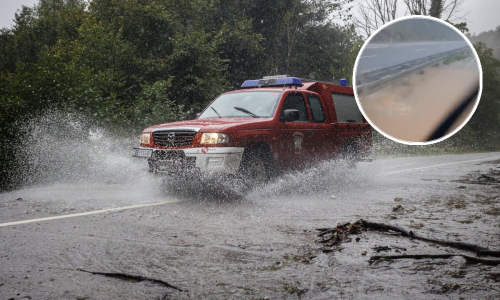 Dramatična snimka s A1, obilna kiša na riječkom području, potop i u Metkoviću
