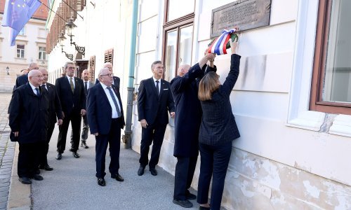 Plenković u društvu bivšeg premijera na obljetnici raketiranja Banskih dvora: "Taj dan je bio presudan"