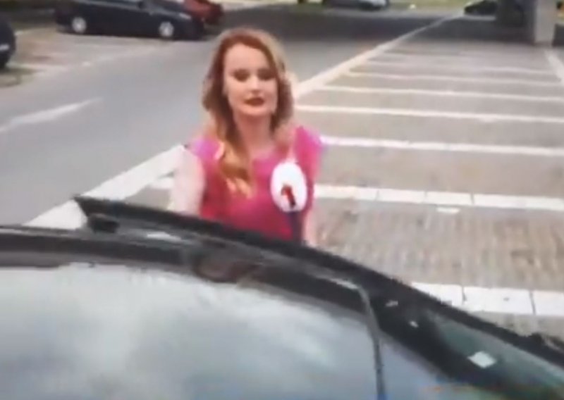 Srpska reporterka savjetovala kako rashladiti auto i izazvala urnebes na internetu