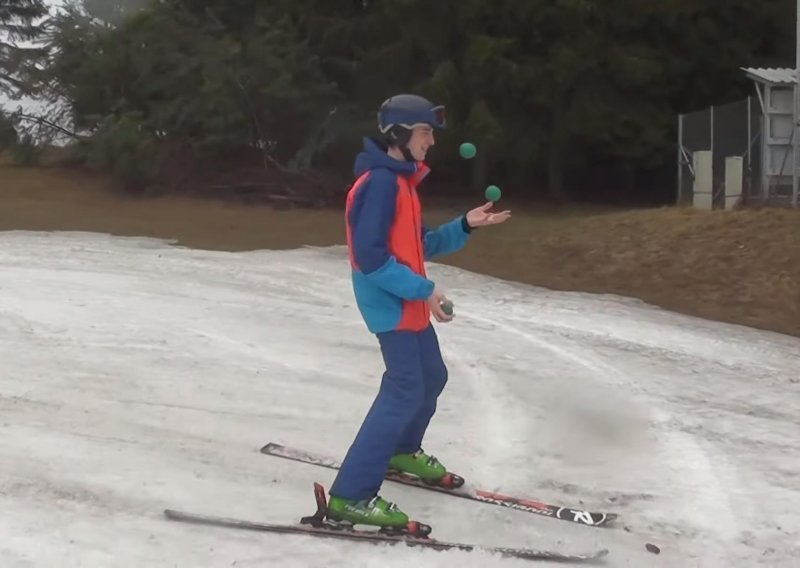 Skijaš koji žonglira samo je jedan od najboljih Guinnessovih rekorda lipnja