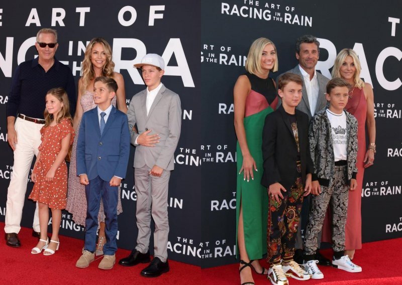 Obitelj im je najvažnija: Kevin Costner i Patrick Dempsey na premijeru doveli zgodne supruge i djecu