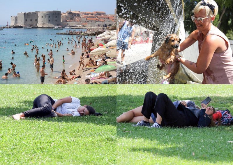Hrvatska je prokuhala: Pogledajte kako temperature od skoro +40 podnose u Osijeku, Zagrebu, Skradinu, Splitu, Dubrovniku...
