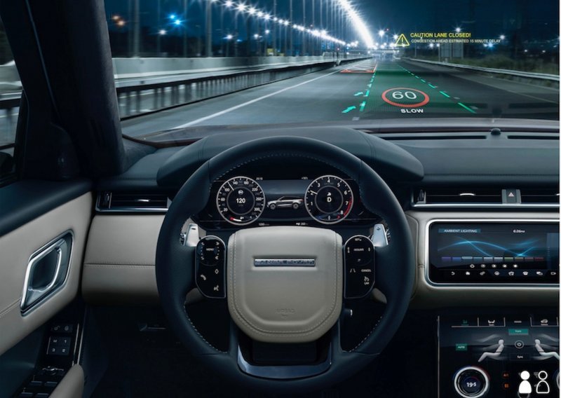 Jaguar Land Rover razvija napredni 3D head-up zaslon