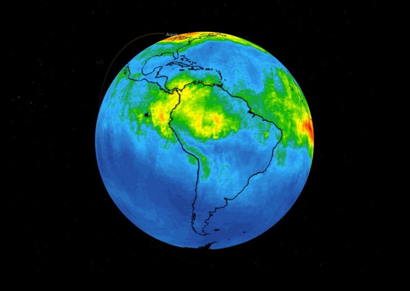 Atmosfera je prepuna ugljičnog monoksida iz požara u Amazoniji, pokazuju snimke s NASA-inog satelita