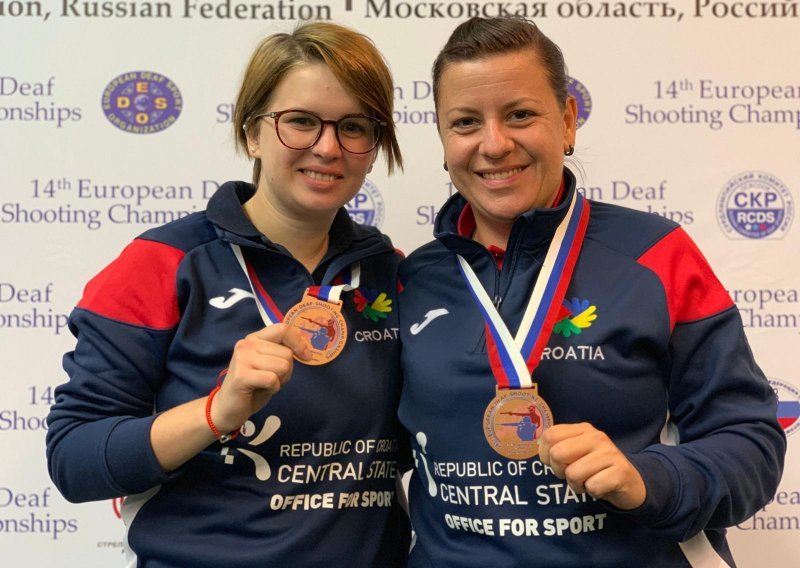 Dvije brončane medalje za Hrvatsku na EP gluhih u streljaštvu