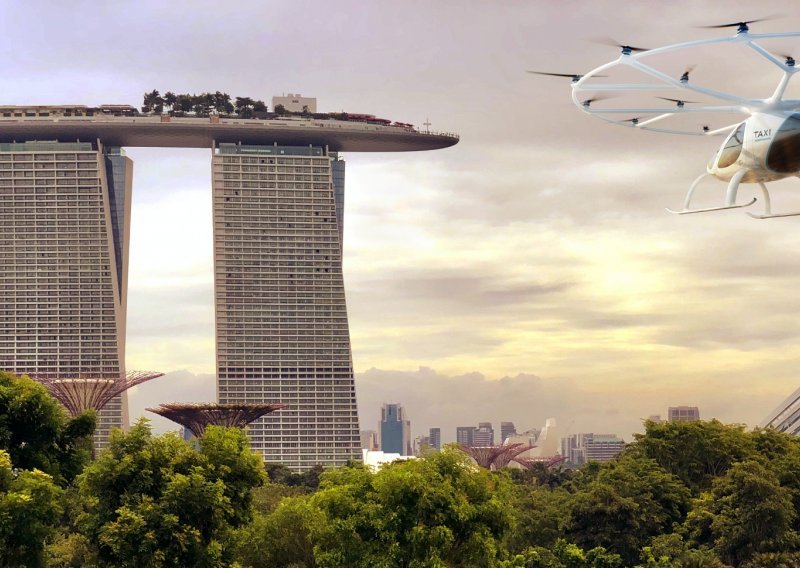 Volocopter razmišlja o pokretanju zračnog taksija u Singapuru: Pokreće ga 18 rotora!