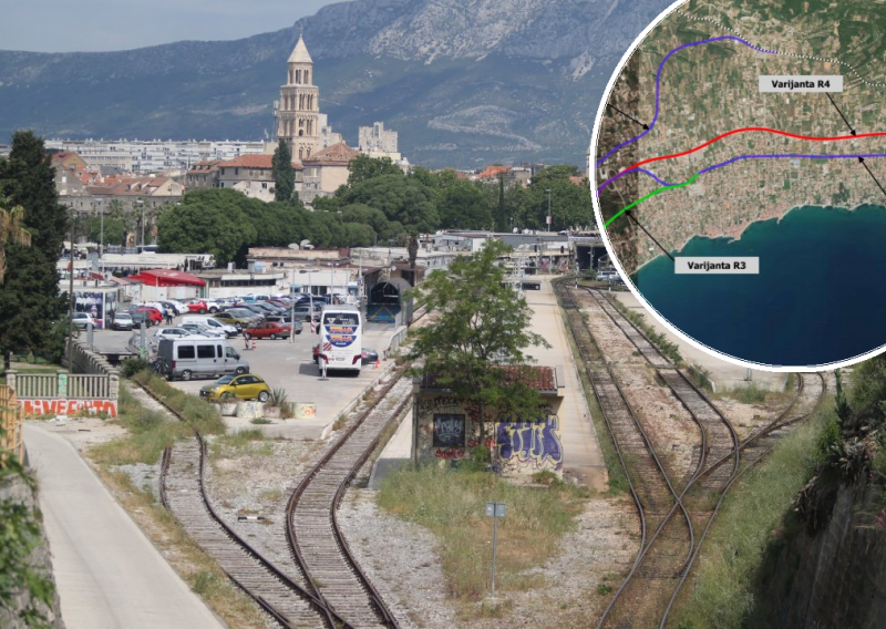 Ovo je novo rješenje za spornu dalmatinsku prugu: Kroz Kaštela nadzemno, uz brzu cestu!