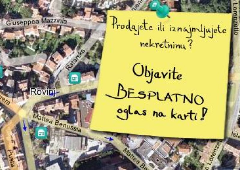 Besplatni mali oglasi na karti Hrvatske