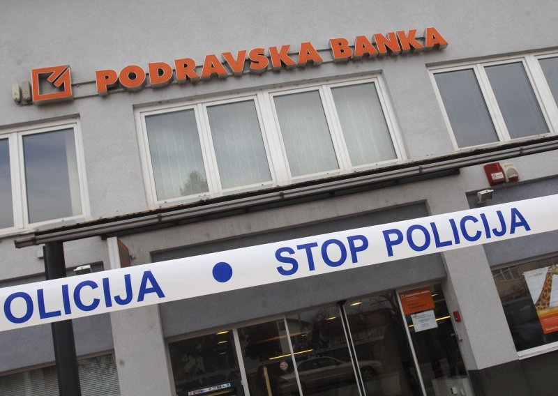 Dvojica razbojnika opljačkali Podravsku banku