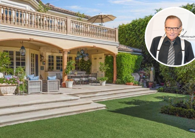Vila Larryja Kinga na Beverly Hillsu odiše komforom i luksuzom