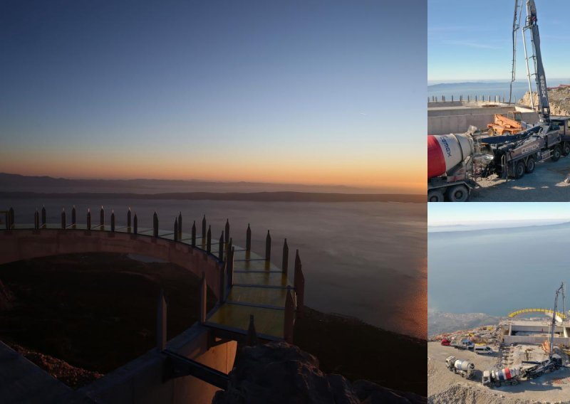 [FOTO/VIDEO] Pogledajte kako napreduju radovi na uskoro najljepšem pogledu u Hrvatskoj - vidikovcu Skywalk