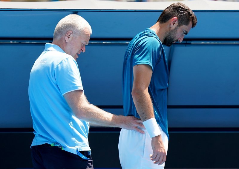 Marin Čilić ipak zaustavljen: Nakon spektakularne pobjede protiv 9. tenisača svijeta, bol u leđima ga spriječila na putu do četvrtfinala
