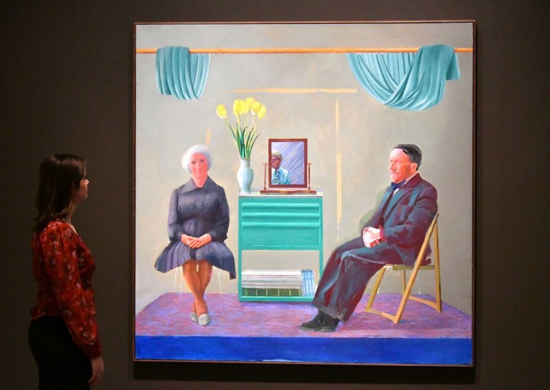 David Hockney prvi put izlaže sliku koja je uzrokovala obiteljsku svađu