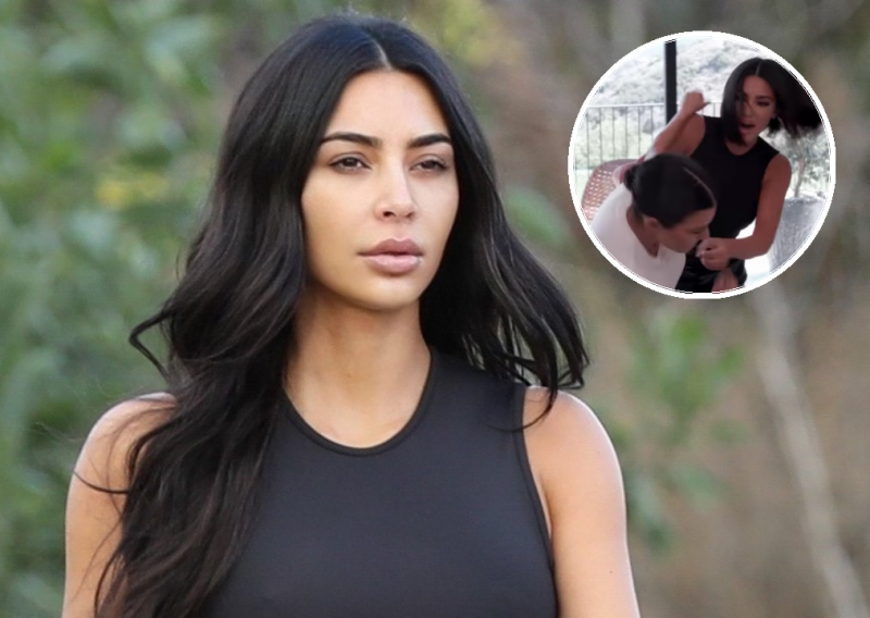 Sestrinska svađa prerasla u fizički obračun: Kim i Kourtney Kardashian nisu štedile riječi, ali ni šake