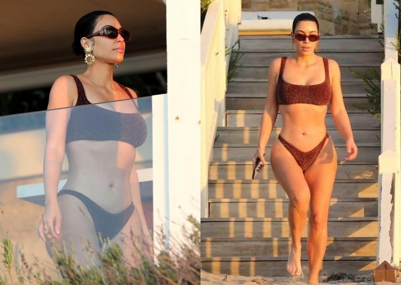 Nakon mjeseci skrivanja od javnosti: Kim Kardashian uskočila u bikini i pokazala besprijekornu figuru