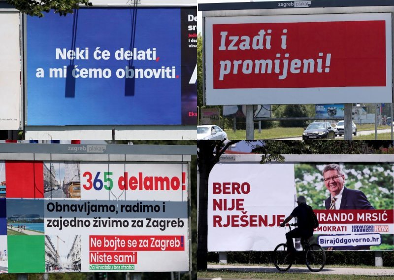 [FOTO / VIDEO] Rat plakatima: Mrsić oštro krenuo na Bernardića, HDZ poslao poruku Bandiću