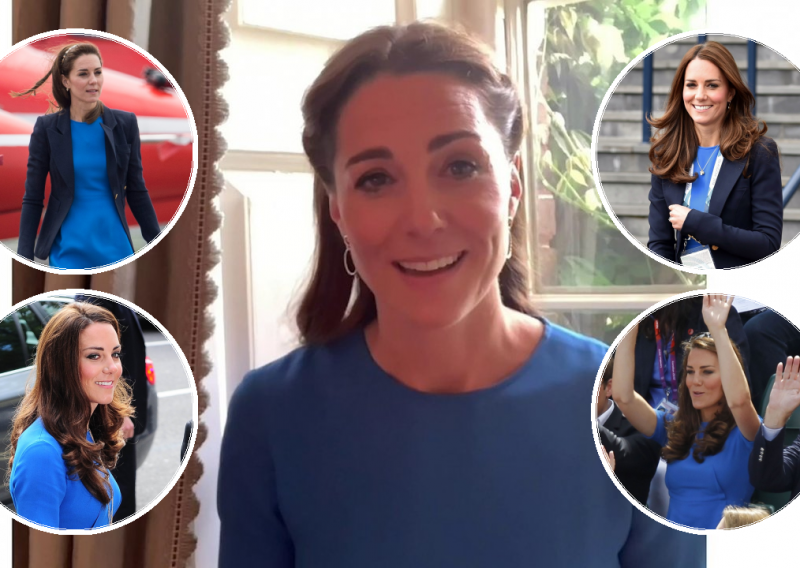 S pravom je zovu kraljicom recikliranja: Kate Middleton peti je put odjenula omiljenu plavu haljinu s potpisom Stelle McCartney
