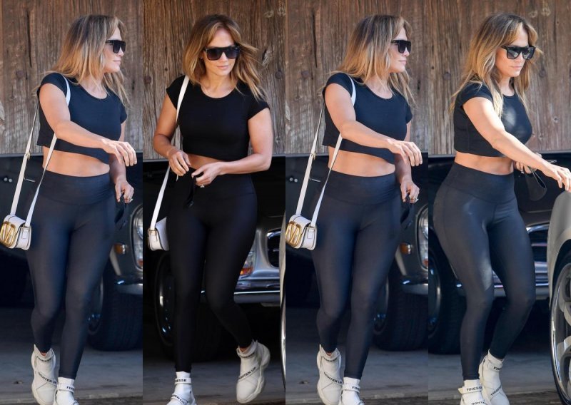 Nikad nije bila u boljoj formi: Jennifer Lopez u tajicama i crop topiću istaknula istesanu figuru