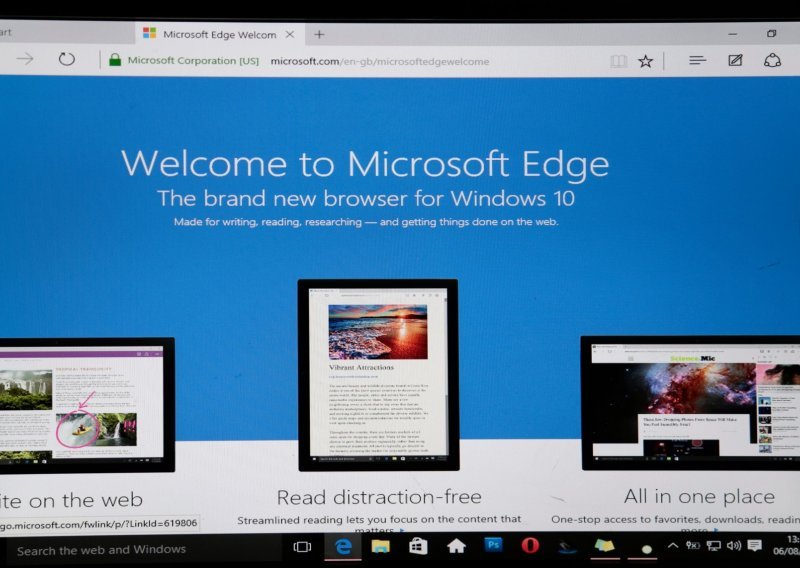 Nova nadogradnja: Web preglednik Edge bit će ugrađen u Windows 10