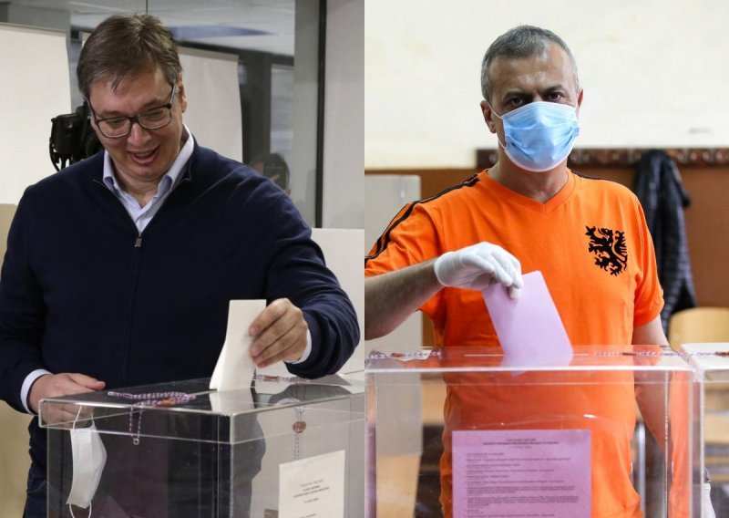 Izbori u Srbiji: Do 17 sati glasalo 38,2 posto građana, Vučić skinuo masku na biralištu