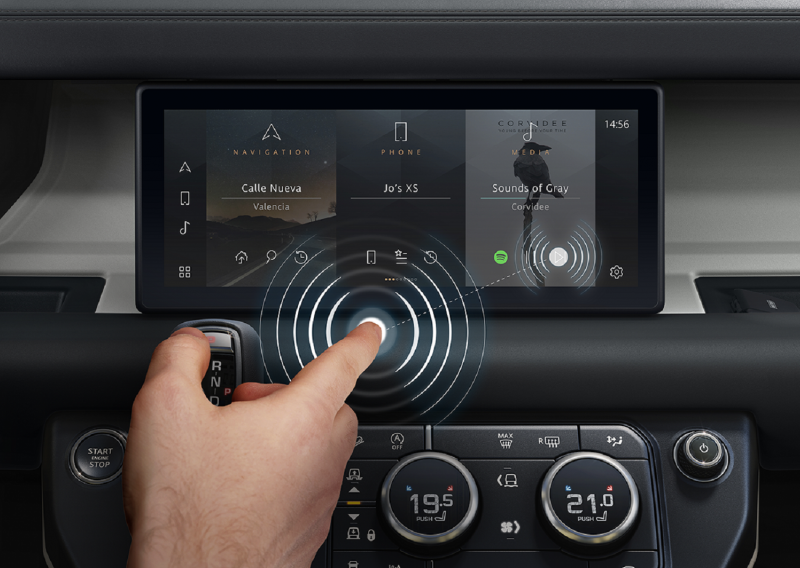 Jaguar Land Roverova nova tehnologija zaslona; 'prediktivni dodir' umjesto stvarnog dodira zaslona