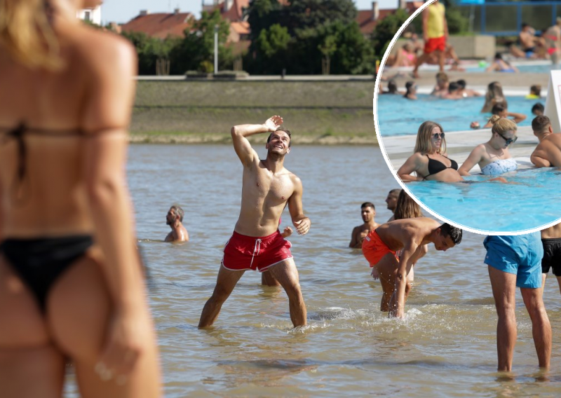[FOTO] Spas od vrućina: Evo kako se uživa na kupalištima kontinentalne Hrvatske