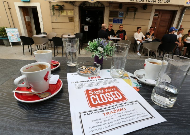 Ugostitelji Bjelovara i Dubrovnika zatvorili svoje objekte na 60 minuta u akciji '3 do 12'
