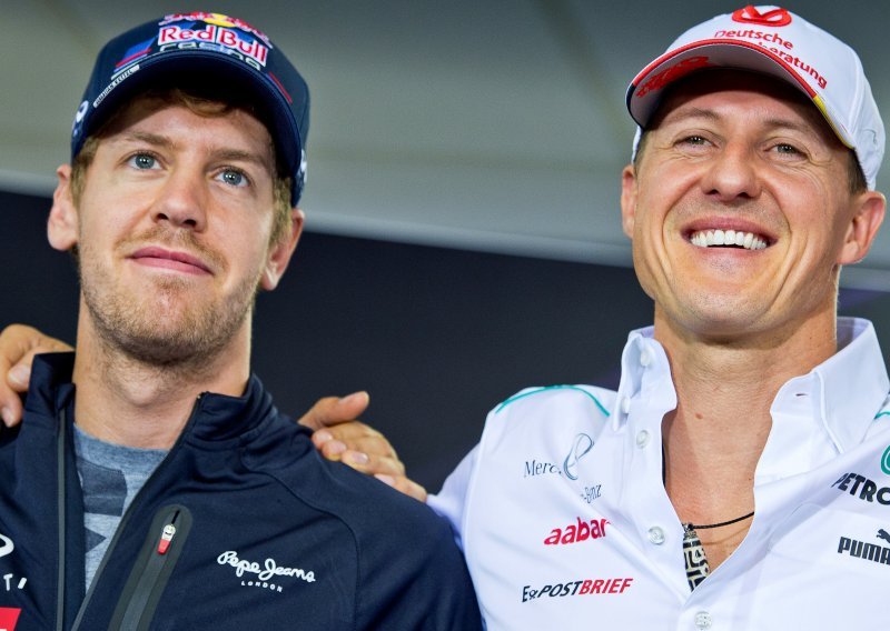 Sebastian Vettel objasnio koja su to dva faktora zbog kojih će Michael Schumacher uvijek biti nenadmašan za sve ostale vozače bez obzira što gubi rekorde